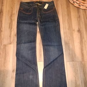 Oligo Tissew, Wm Size 25, Blue Denim w/ Star Pockets